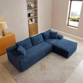 105-Inch L-Shaped Right Facing Corner Compressed Sofa Modular Sectional by ERYE
