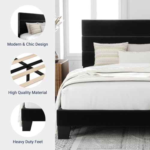 Allewie Cal King Size Platform Bed Frame - Image 6