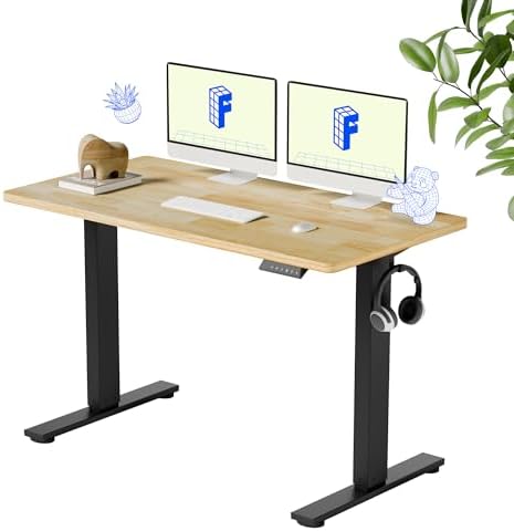 FLEXISPOT 48" x 24" Solid Wood Standing Desk by Unknown