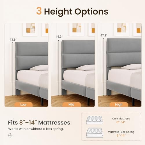 GRUSIGN Queen Size Platform Bed Frame - Image 3