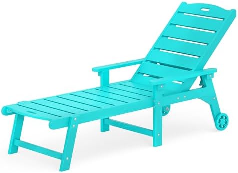 LUE BONA Outdoor Chaise Lounge, 5-Position - Image 3