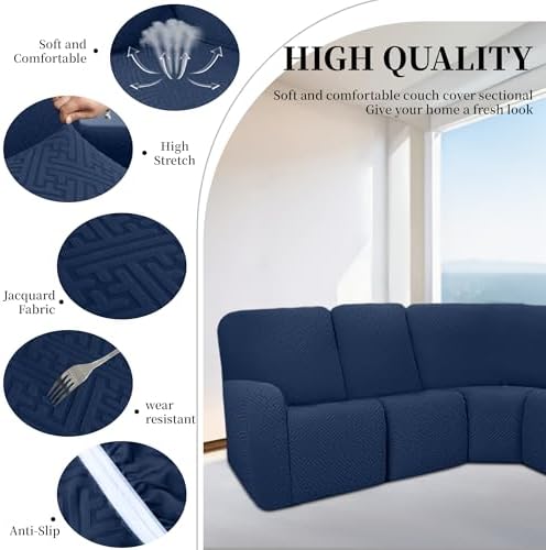 100% Waterproof Sectional Recliner Couch Covers - Image 5