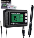 Digital Combo pH & Temperature Meter, Aquarium Thermometer pH Monitor by GAINEXPRESS