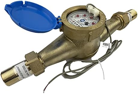 DAE MJ-100n 1" NTEP NSF61 Non Lead Potable Water Meter, Pulse Output + Couplings by DAEControls