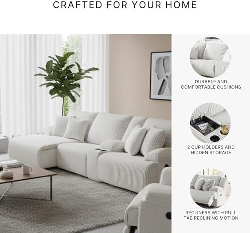 Signature Design by Ashley 4-Piece Reclining Sectional - Image 5