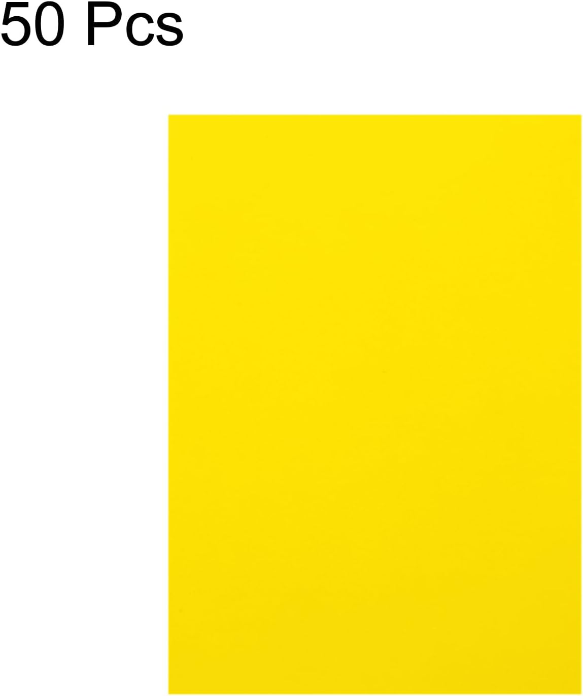 MECCANIXITY Colored Vellum Paper, 50 Sheet Yellow Transparency 11.7 x 8.2 Printable Vellum Paper, Translucent Vellum Sheets for Printing Wedding Invitations, Ink Jet Laser Printer