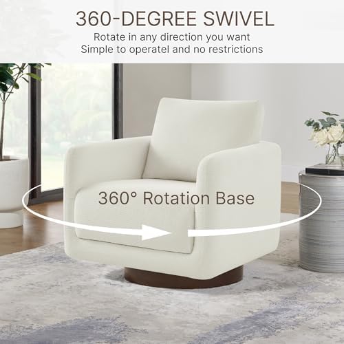 KISLOT Swivel Barrel Accent Chair - Image 3