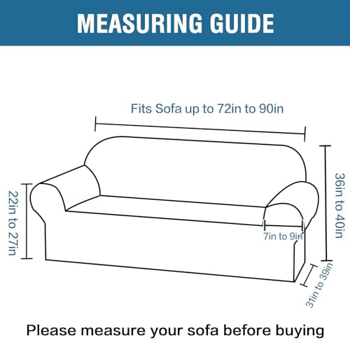 H.VERSAILTEX Stretch Velvet Sofa Covers - Image 2