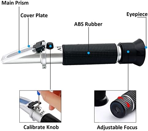 Salinity Refractometer for Aquarium Seawater Marine Fishkeeping - Image 4