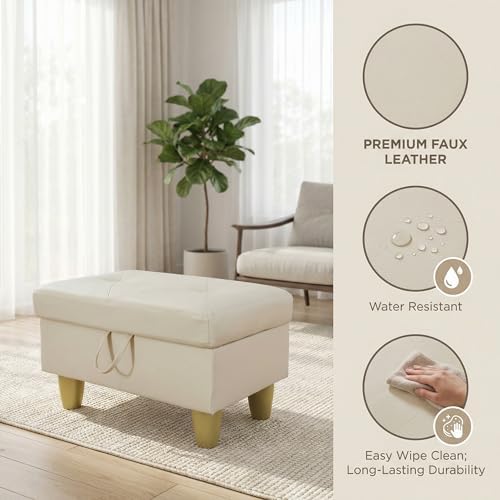 3-Piece L-Shaped Modular Leather Sofa – Convertible Sectional Couch - Image 5