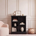 SAFAVIEH Maralah Wood Book Shelf, 30.1" Farmhouse Black AMH6634D by Unknown