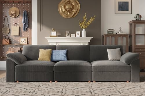 EASE MOOSE Oversized Comfty 3 Seat Cloud Couch by EASEMOOSE