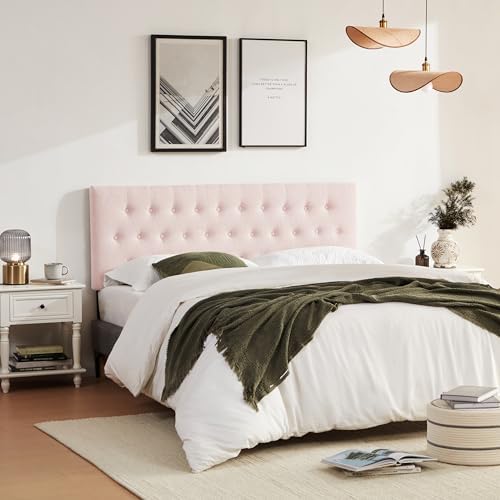 Upholstered Headboard California King, Adjustable Height 37''- 51'' - Image 7