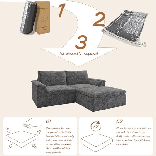 EASE MOOSE 83" Loveseat Sofa - Image 3