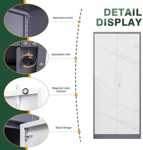 Letaya Wardrobe Closet, Bedroom Armoire Clothes Organizer - Image 5