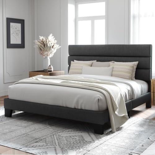 Allewie Cal King Size Platform Bed Frame - Image 3