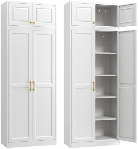 Steeloong 86"Metal Pantry Storage Cabinet by Steeloong
