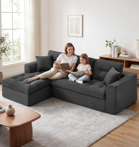 Hobestluk 105'' Boneless Couch Modular Sectional Sofa - Image 4