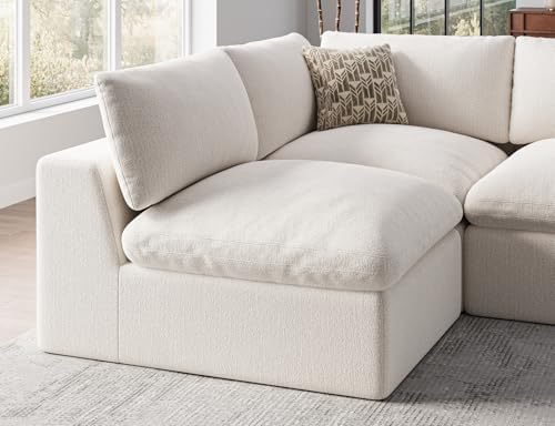120" Cloud Sectional Couch | Oversize Boneless Couches - Image 4