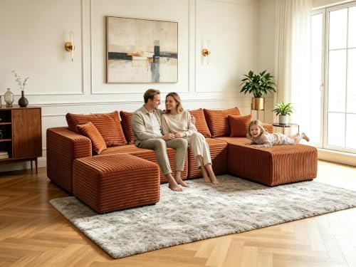 118 Inch Modular U-Shaped Sectional Couch - Image 3