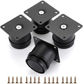 OwnMy 4PCS 2 Inch Stainless Steel Furniture Legs Feets Furniture Risers by OwnMy