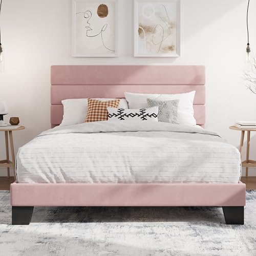 SHA CERLIN Full Platform Bed Frame by SHACERLIN