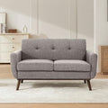 56" Small Loveseat Sofa Mid Century Modern Mini Love Seat by KINGFUN-Anexcitingoption