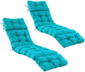 IASEAHK 2 Pcs Chaise Lounge Cushions Outdoor, Waterproof & Fade Resistant Patio by IASEAHK