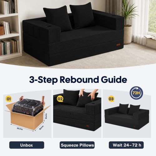 COMAX Boneless Futon Sofa Bed - Image 6