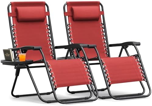 Homall Zero Gravity Patio Folding Lawn Reclining Lounge Chairs Outdoor Gravity by Homall