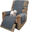 U-NICE HOME Reversible Recliner Chair Covers, Dark Blue/Light Grey by U-NICEHOME