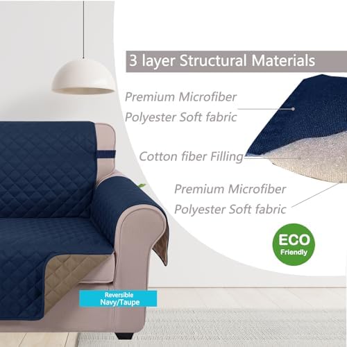 U-NICE HOME 4 Seater Sofa Cover 91''Large Couch Cover - Image 4