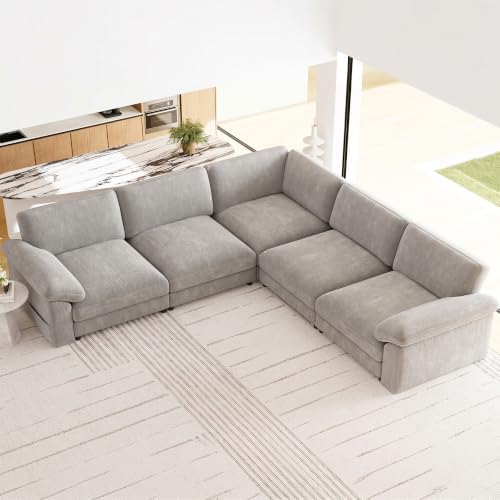 Oversized Sectional Couches for Living Room, Modular L Shaped Cloud Sofa - Image 3