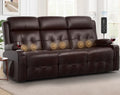 Reclining Loveseat Sofa, RV Loveseat Recliner Wall Hugger Couch, Home Theater by AOTOLO