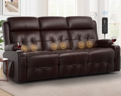 Reclining Loveseat Sofa, RV Loveseat Recliner Wall Hugger Couch, Home Theater by AOTOLO