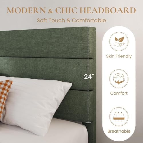 SHA CERLIN Cal King Platform Bed Frame - Image 4