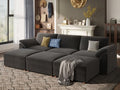 EASE MOOSE Sectional Modular Sofa, Oversized Sleeper Deep seat Couch by EASEMOOSE