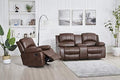 Betsy Furniture 2PC Faux Leather Reclining Couch Set, Living Room Furniture Set by BetsyFurniture