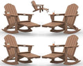 Ciokea Rocking Adirondack Chairs Set of 4 by CIOKEA