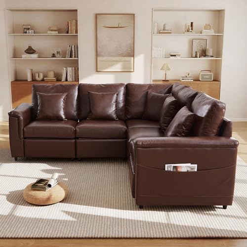 ORRD Multifunctional Faux Leather Storage Console - Image 6