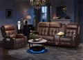 RV Loveseat Recliner Sofa Set, Home Theater Seating by TOMOSLTER