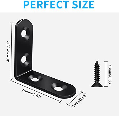 Vicuna R 18PCS L Bracket Corner Brace, Stainless Steel Corner Bracket - Image 4
