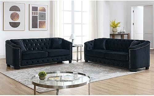 3-Seater Chesterfield Sofa Set of 2 by Kolavess