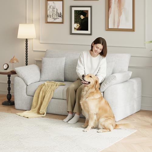 75.6" Cloud Boneless Sofa, Loveseat Couches by Unknown