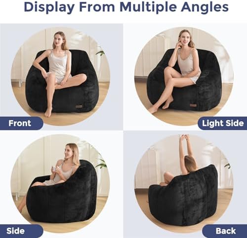 MAXYOYO Bean Bag Chair, Comfy Bean Bag Sofa - Image 3