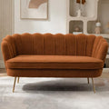 anwickjeff 59" Wide Modern Boucle Loveseat Small Sofa Small Mini Room Couch by anwickjeff