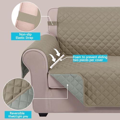 U-NICE HOME Reversible Sofa Cover Couch Cover - Image 4