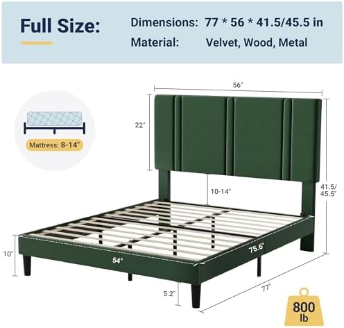 Allewie Full Size Platform Bed Frame - Image 2