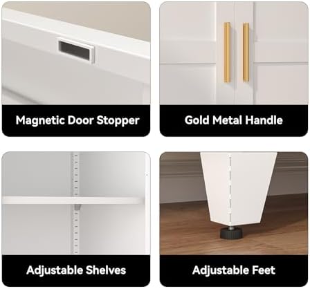 COFaR 71" Metal Pantry Cabinet - Image 5