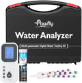 Pawfly 7 in 1 Digital Water Testing Kit, 50 Strips Hot Tub Test Kit by Pawfly